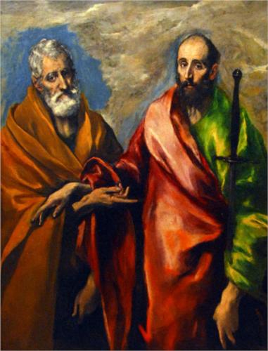 El Greco, Święci Piotr i Paweł